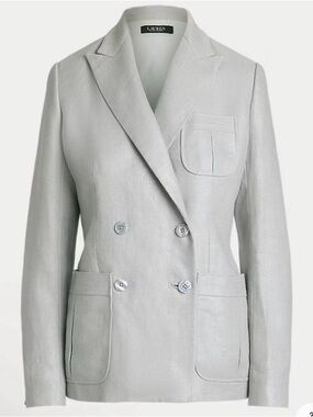 Lauren Ralph Lauren- Brand New (Size 12)
Women's Foiled Linen-Cotton Blazer